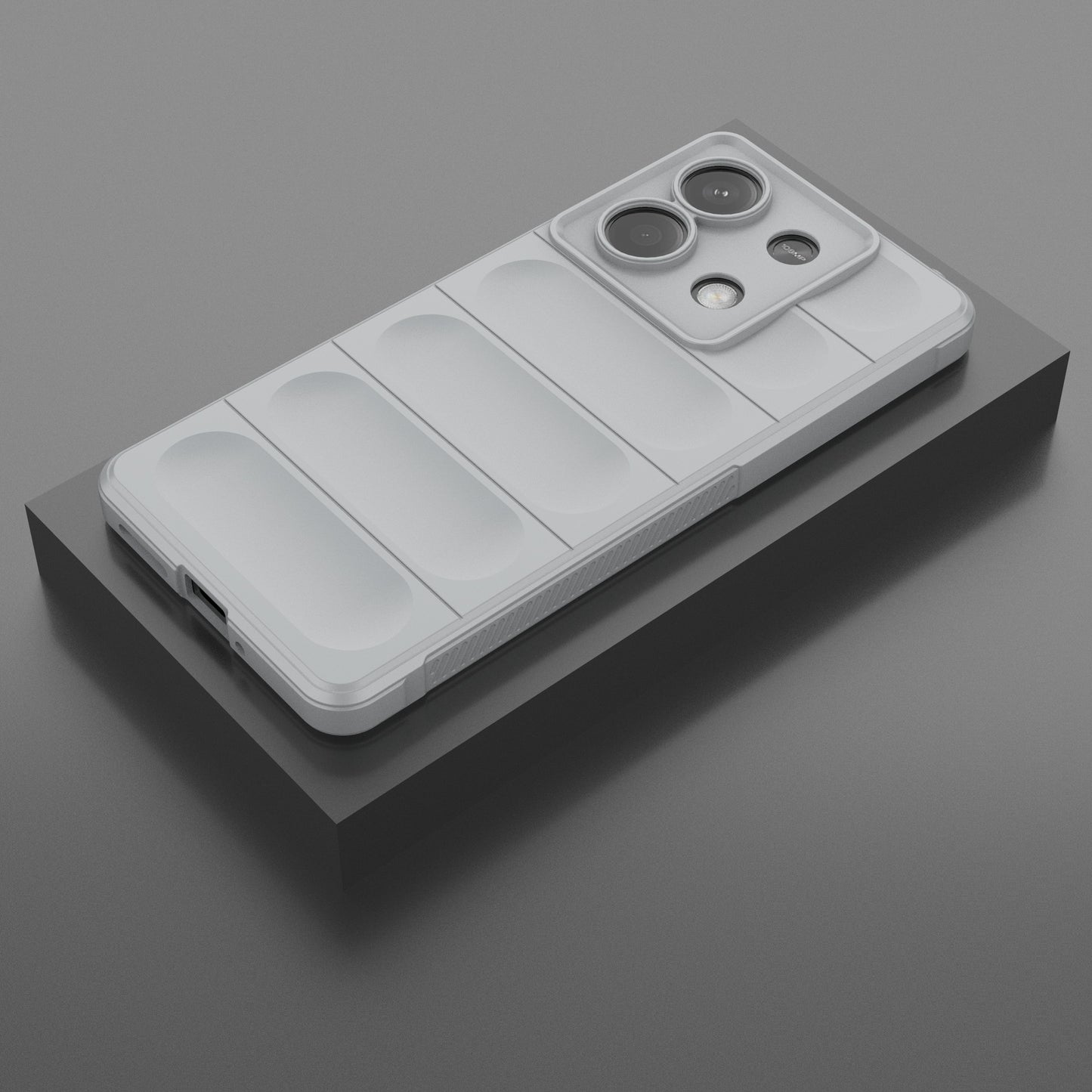 For Xiaomi Redmi Note 13 5G / Note 13 5G (China) Case Soft TPU Protective Phone Cover - Light Grey