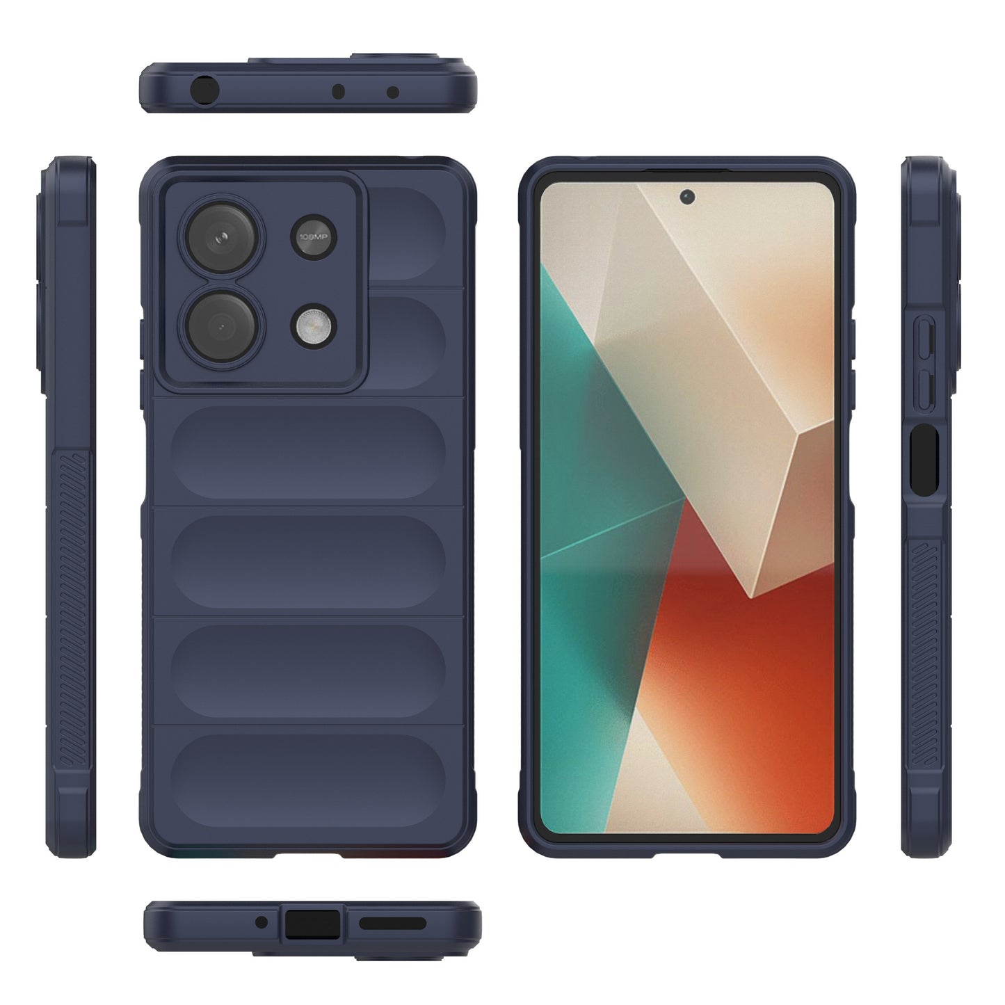 For Xiaomi Redmi Note 13 5G / Note 13 5G (China) Case Soft TPU Protective Phone Cover - Dark Blue