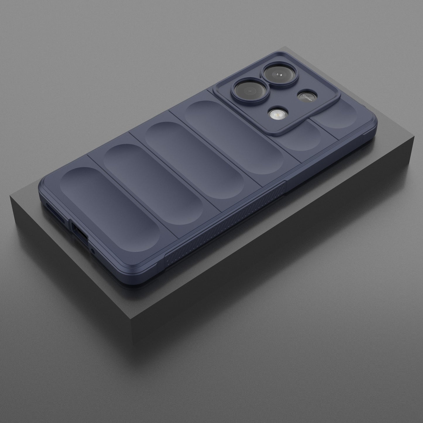 For Xiaomi Redmi Note 13 5G / Note 13 5G (China) Case Soft TPU Protective Phone Cover - Dark Blue