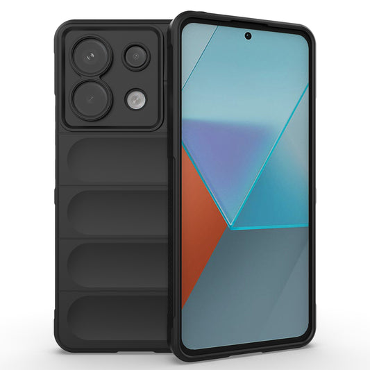 For Xiaomi Redmi Note 13 Pro 5G / Poco X6 5G TPU Case Phone Cover Drop-proof Protection - Black