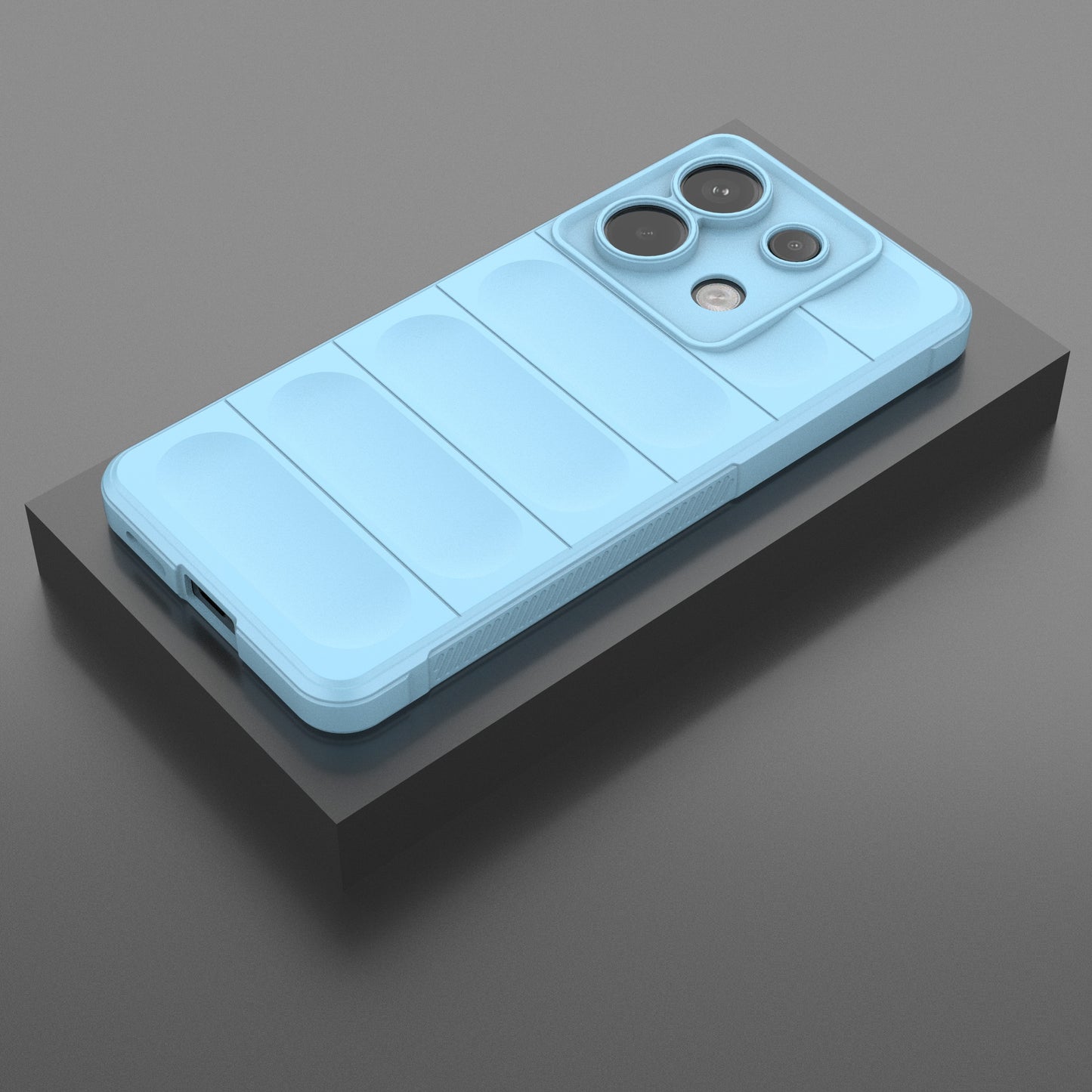 For Xiaomi Redmi Note 13 Pro 5G / Poco X6 5G TPU Case Phone Cover Drop-proof Protection - Baby Blue