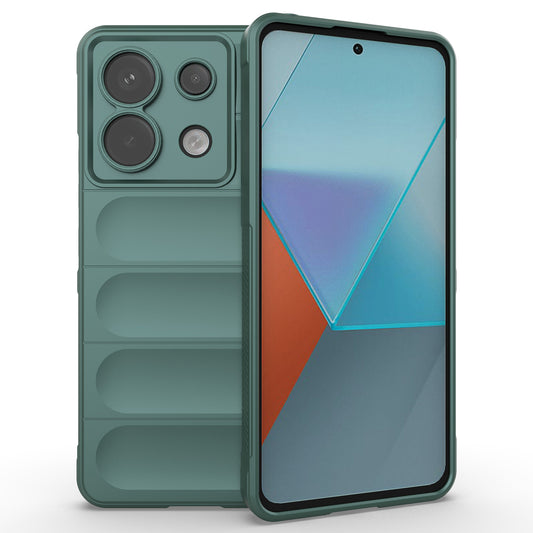 For Xiaomi Redmi Note 13 Pro 5G / Poco X6 5G TPU Case Phone Cover Drop-proof Protection - Green
