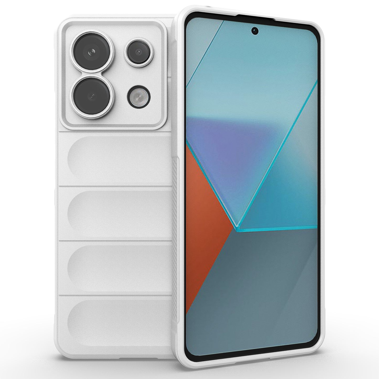For Xiaomi Redmi Note 13 Pro 5G / Poco X6 5G TPU Case Phone Cover Drop-proof Protection - White
