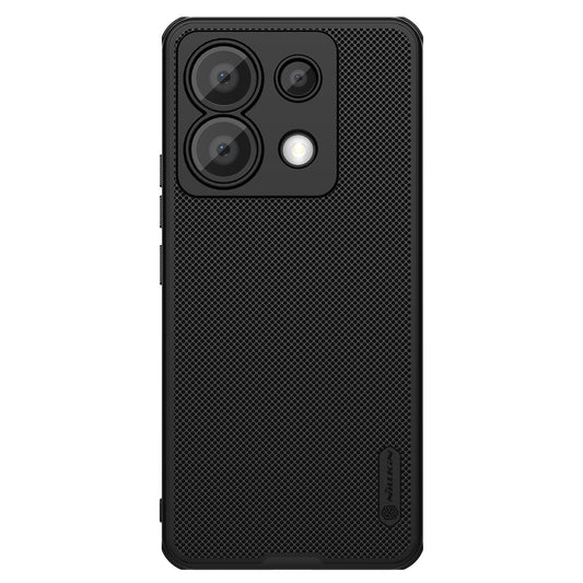 NILLKIN Frosted Shield Pro for Xiaomi Redmi Note 13 Pro 5G / Poco X6 5G Case Anti-slip Magnetic Phone Cover - Black