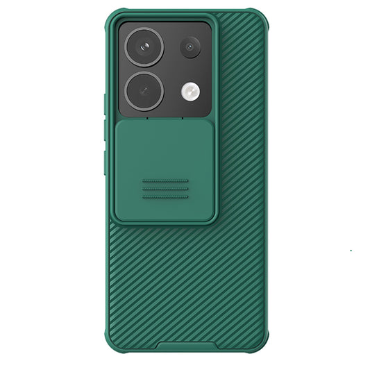 NILLKIN CamShield Pro Series For Xiaomi Redmi Note 13 Pro 5G / Poco X6 5G Phone Case Cover Lens and Privacy Protection - Green