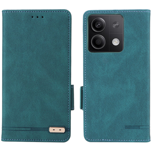 For Xiaomi Redmi Note 13 5G / Note 13 5G (China) Case Wallet PU Leather Flip Phone Cover - Blue