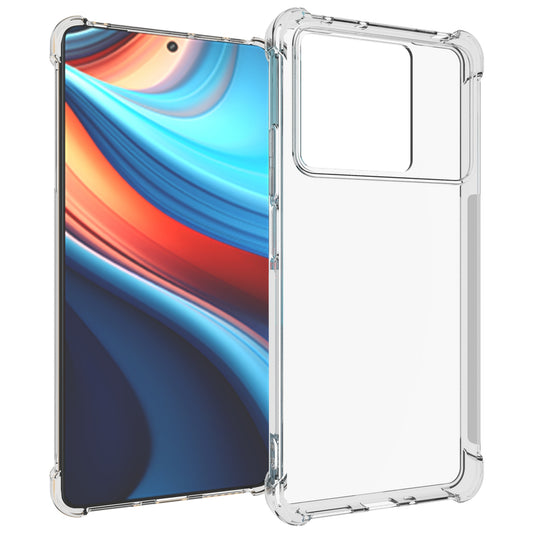For Xiaomi Redmi Note 13R Pro 5G Clear TPU Case Anti-slip Soft Phone Back Cover