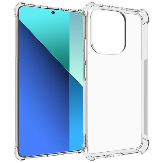 For Xiaomi Redmi Note 13 4G Clear Phone Case Soft TPU Shockproof Phone Cover