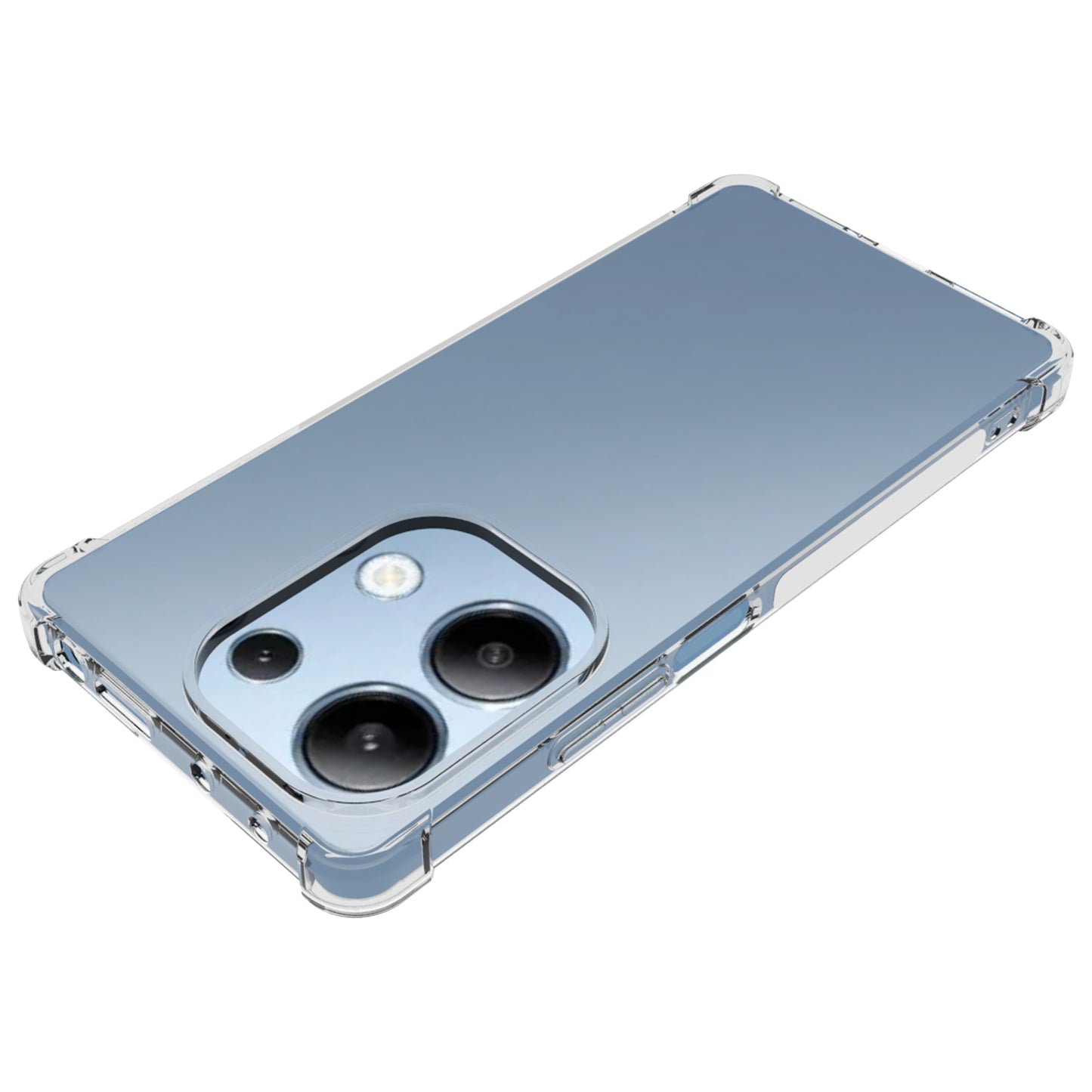 For Xiaomi Redmi Note 13 Pro 4G / Poco M6 Pro 4G Case TPU Anti-slip Drop-proof Clear Phone Cover