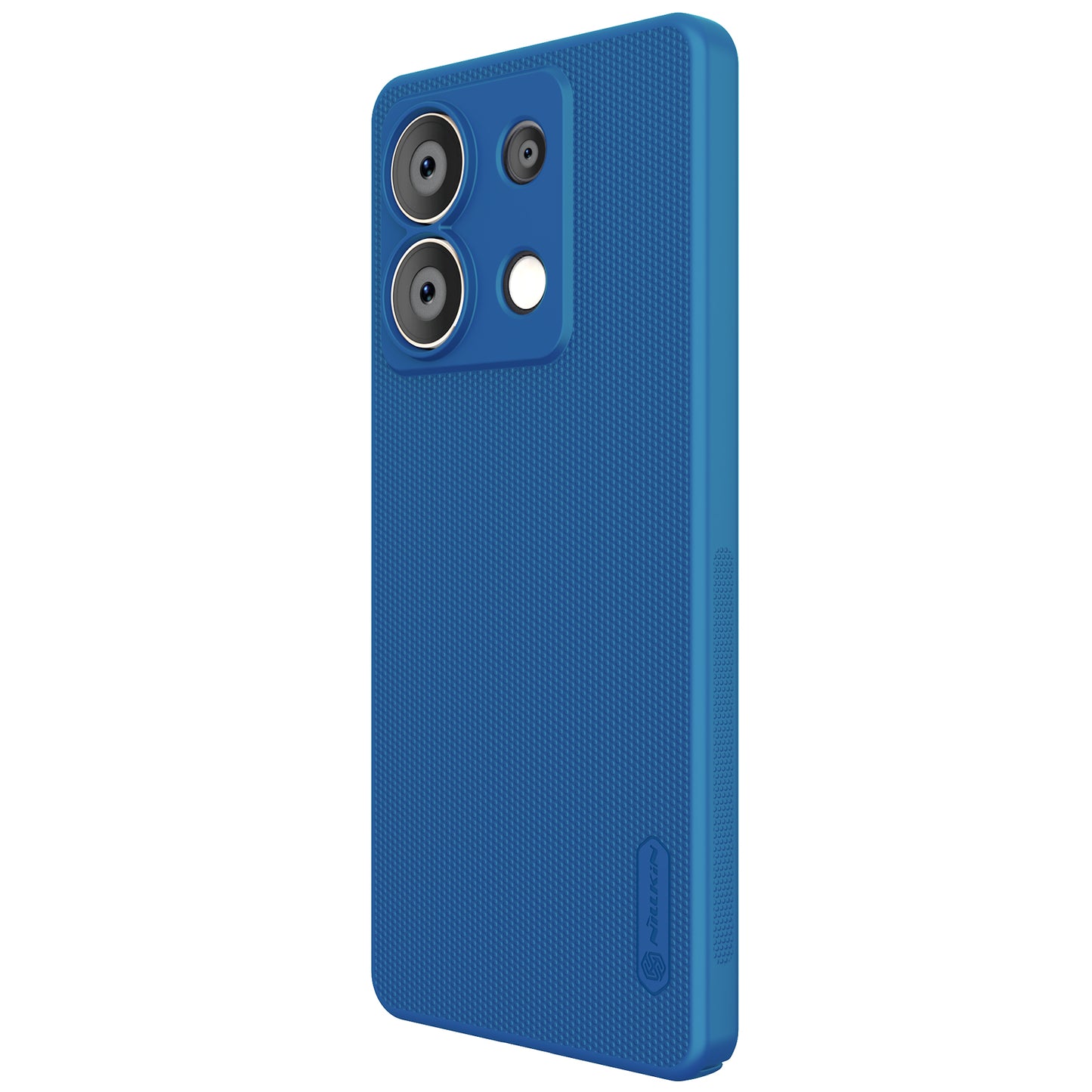 NILLKIN Frosted Shield for Xiaomi Redmi Note 13 5G  /  Note 13 5G (China) Back Case PC Anti-fingerprint Phone Cover - Black - Blue