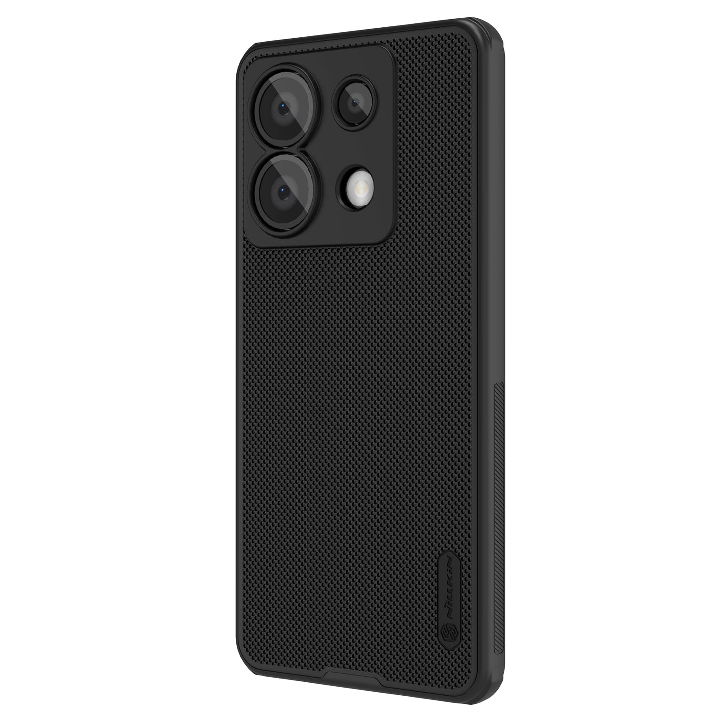 NILLKIN Super Frosted Shield Pro for Xiaomi Redmi Note 13 Pro 5G / Poco X6 5G Back Cover PC+TPU Shockproof Phone Case - Black