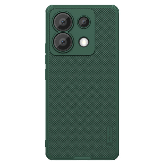 NILLKIN Super Frosted Shield Pro for Xiaomi Redmi Note 13 Pro 5G / Poco X6 5G Back Cover PC+TPU Shockproof Phone Case - Green