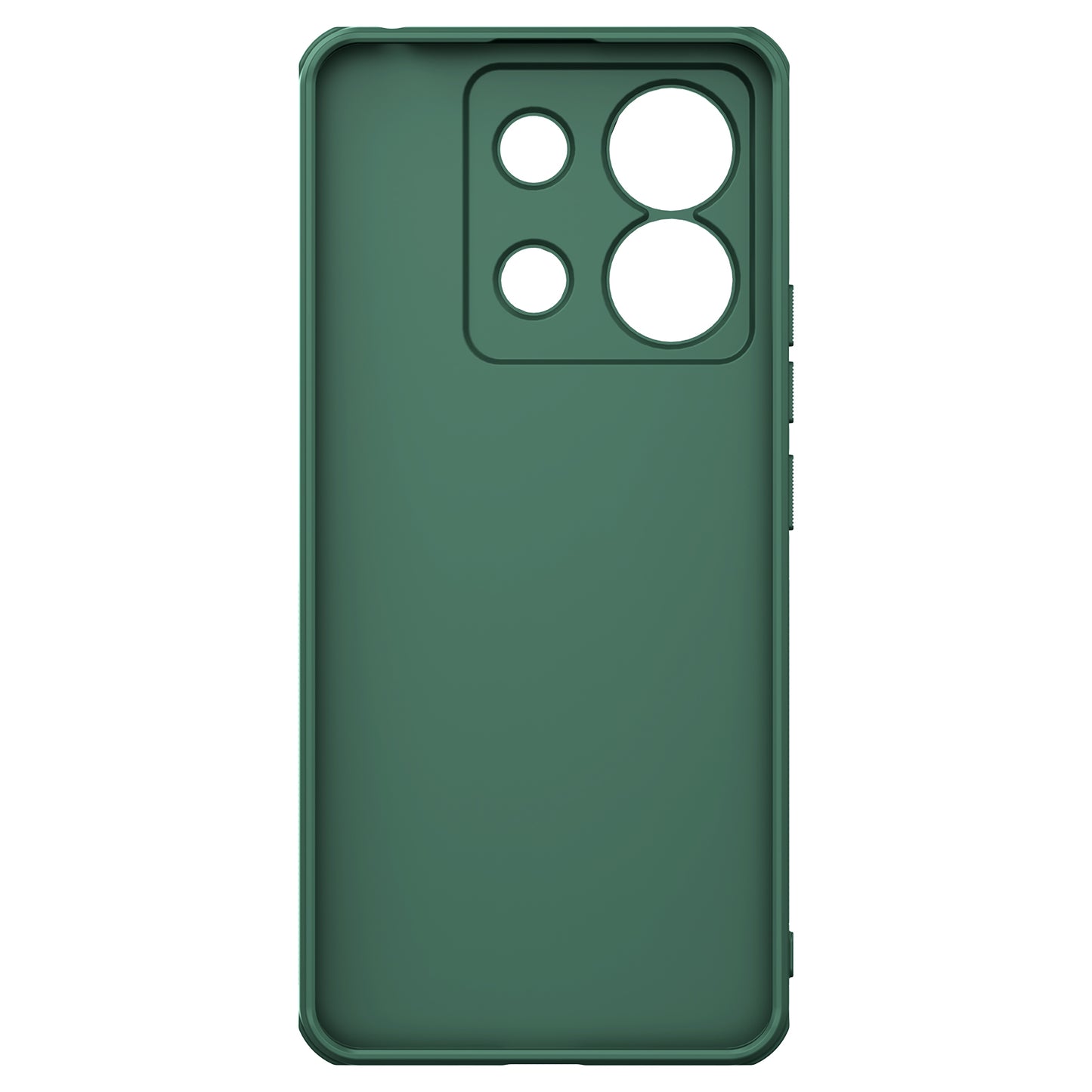 NILLKIN Super Frosted Shield Pro for Xiaomi Redmi Note 13 Pro 5G / Poco X6 5G Back Cover PC+TPU Shockproof Phone Case - Green