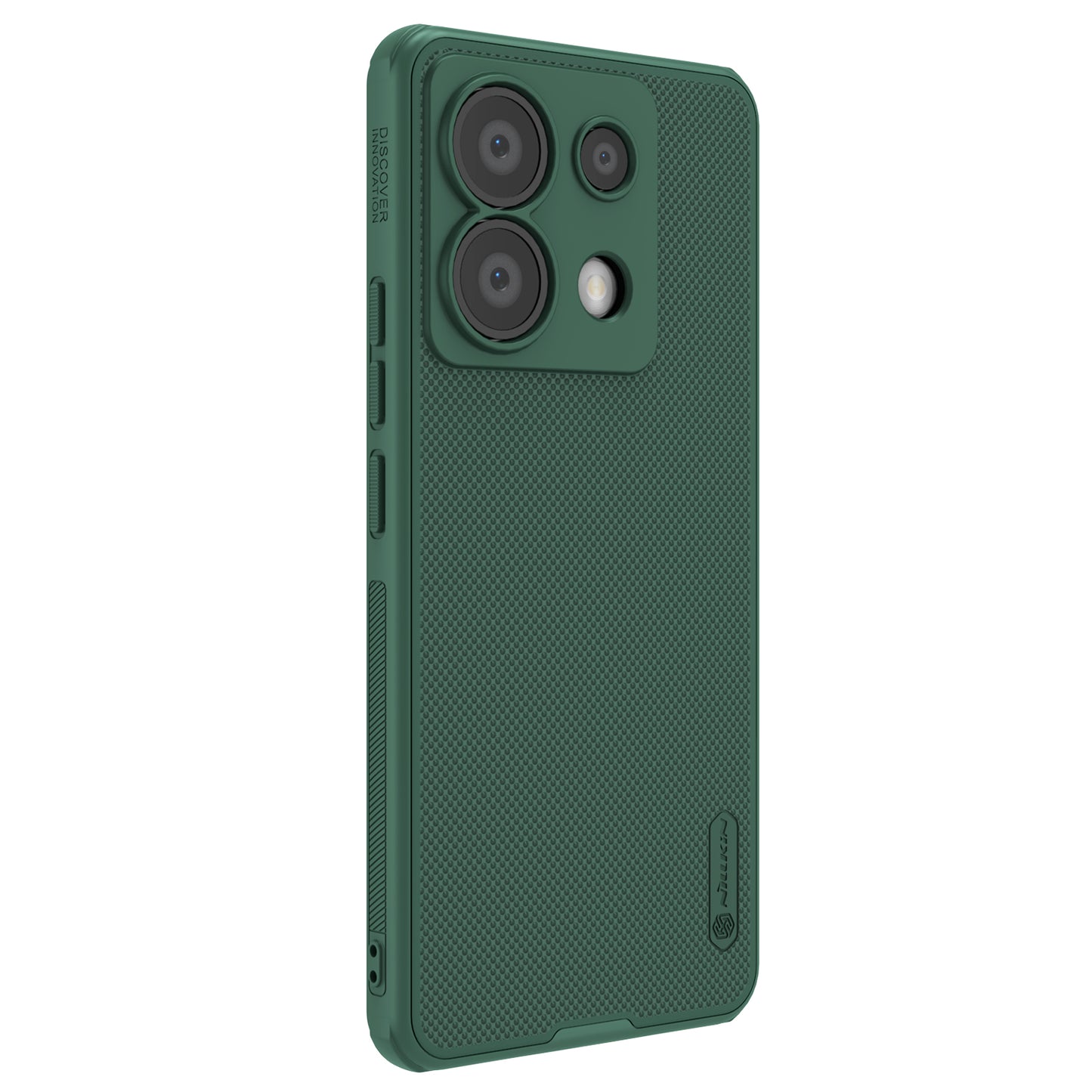 NILLKIN Super Frosted Shield Pro for Xiaomi Redmi Note 13 Pro 5G / Poco X6 5G Back Cover PC+TPU Shockproof Phone Case - Green
