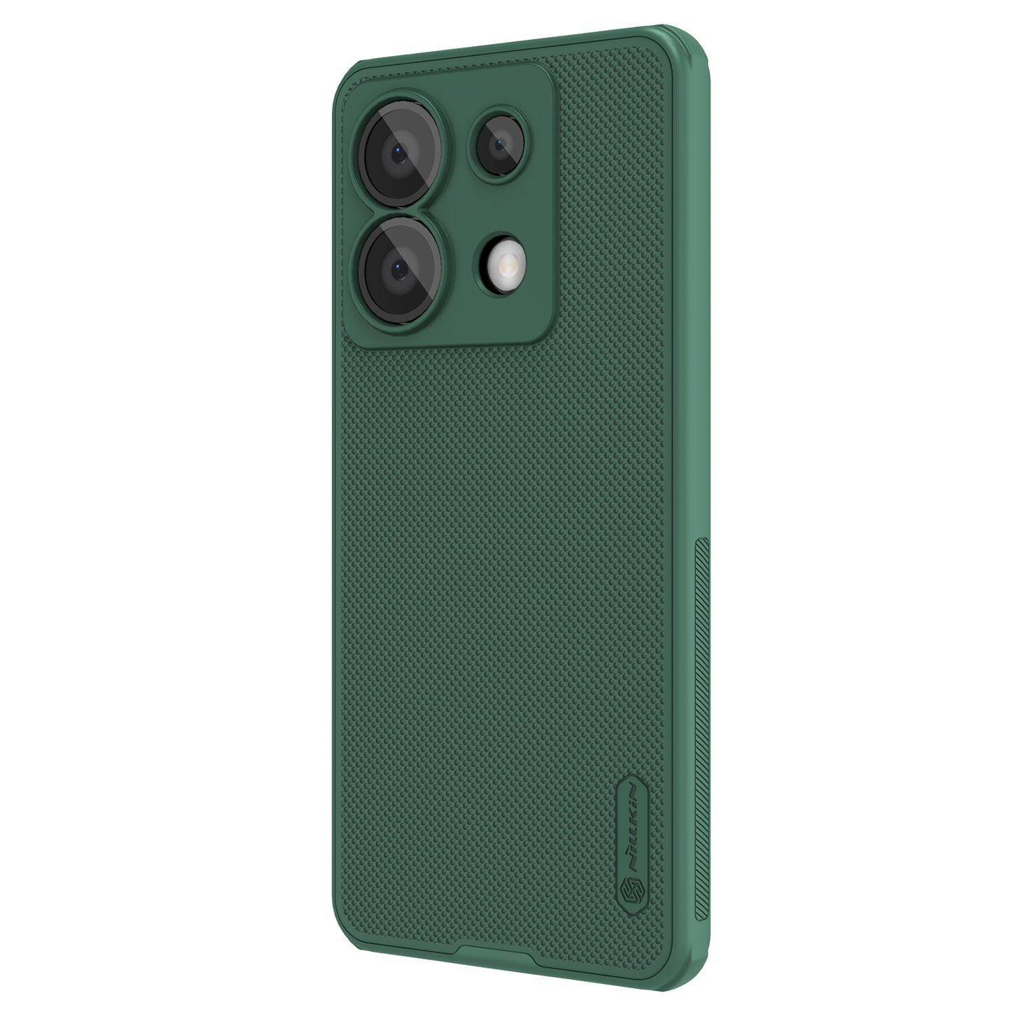 NILLKIN Super Frosted Shield Pro for Xiaomi Redmi Note 13 Pro 5G / Poco X6 5G Back Cover PC+TPU Shockproof Phone Case - Green