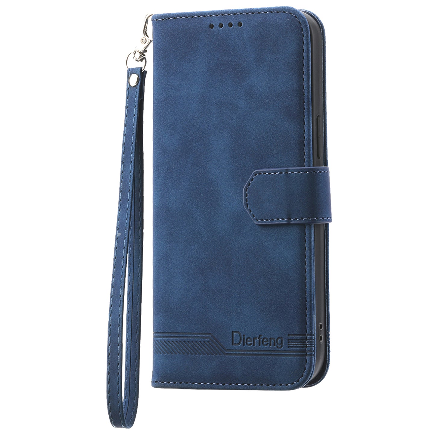 DIERFENG DF-03 for Xiaomi Redmi Note 13 5G / Note 13 5G (China) Case Wallet Leather Cover - Blue