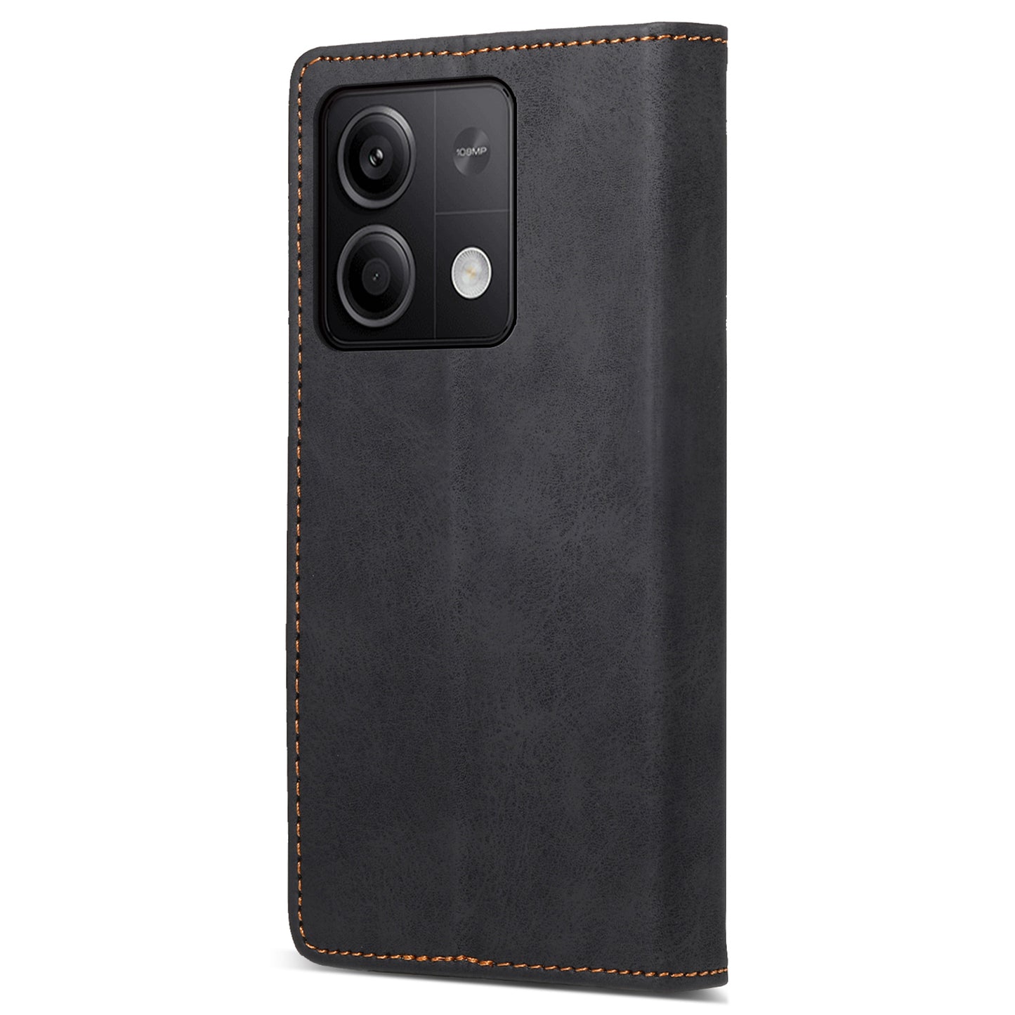 DF-05 For Xiaomi Redmi Note 13 5G / Note 13 5G (China) Case Wallet Phone Cover Magnetic Closing - Black