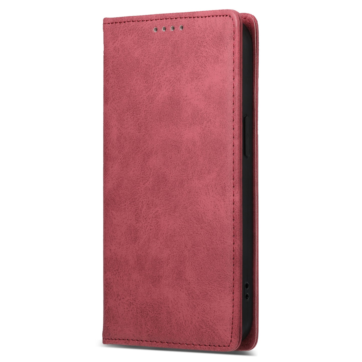DF-05 For Xiaomi Redmi Note 13 Pro+ 5G Leather Case RFID Blocking Wallet Cover - Red