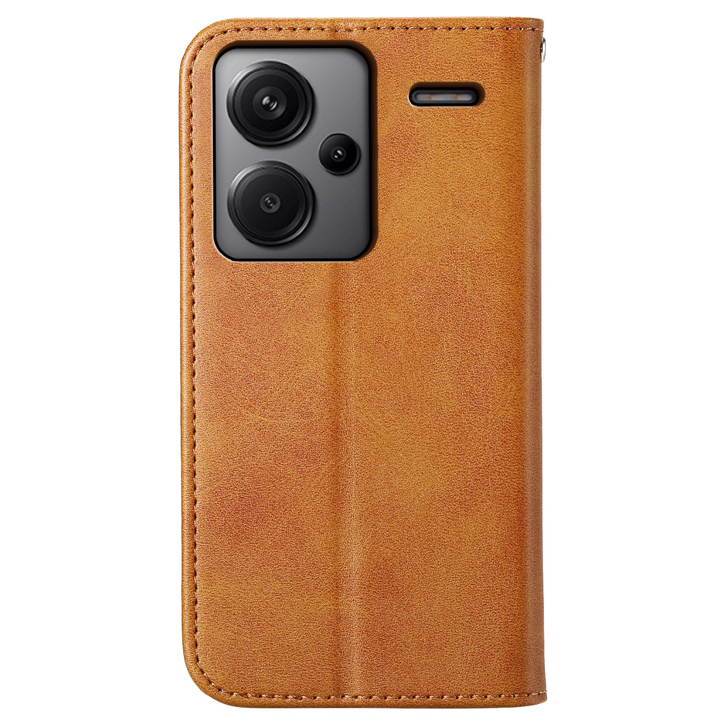 For Xiaomi Redmi Note 13 Pro+ 5G Leather Case Wallet Flip Cover Rhombus Pattern - Yellow