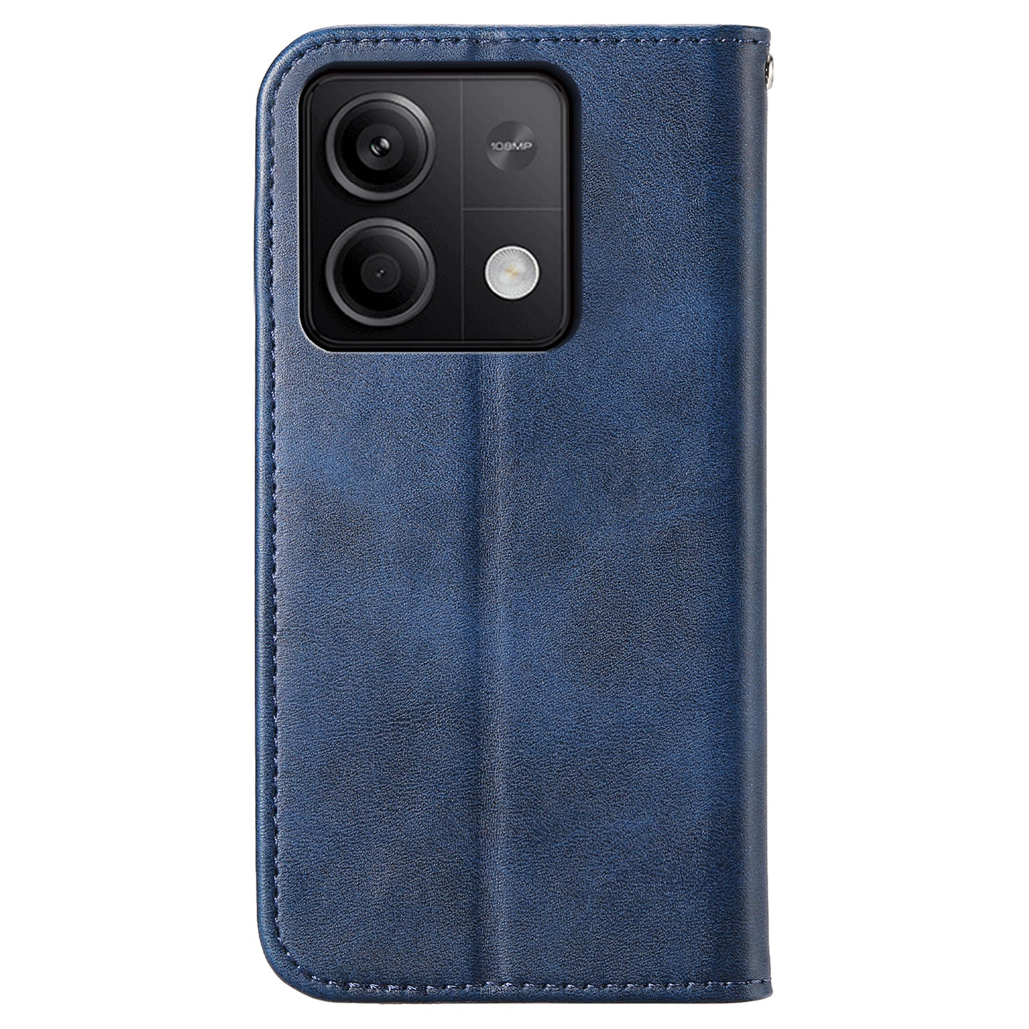 For Xiaomi Redmi Note 13 5G / Note 13 5G (China) Case with Hand Strap Wallet Leather Cover - Blue