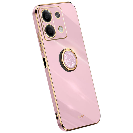 XINLI For Xiaomi Redmi Note 13 5G TPU Case Kickstand Electroplated Phone Cover Protector - Purple
