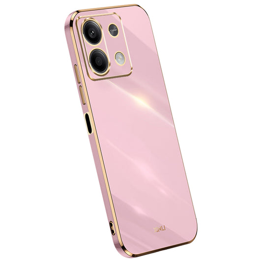 XINLI For Xiaomi Redmi Note 13 5G Case Electroplating TPU Shockproof Phone Cover Protector - Purple