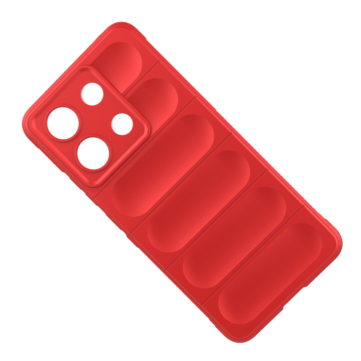 For Xiaomi Redmi Note 13 4G Phone Case TPU Rugged Protective Cover - Red
