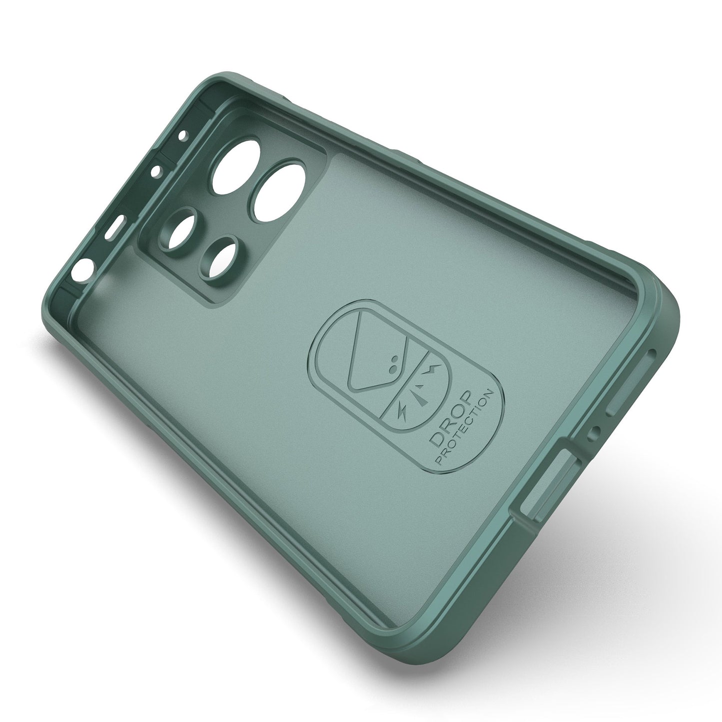 For Xiaomi Redmi Note 13 4G Phone Case TPU Rugged Protective Cover - Green