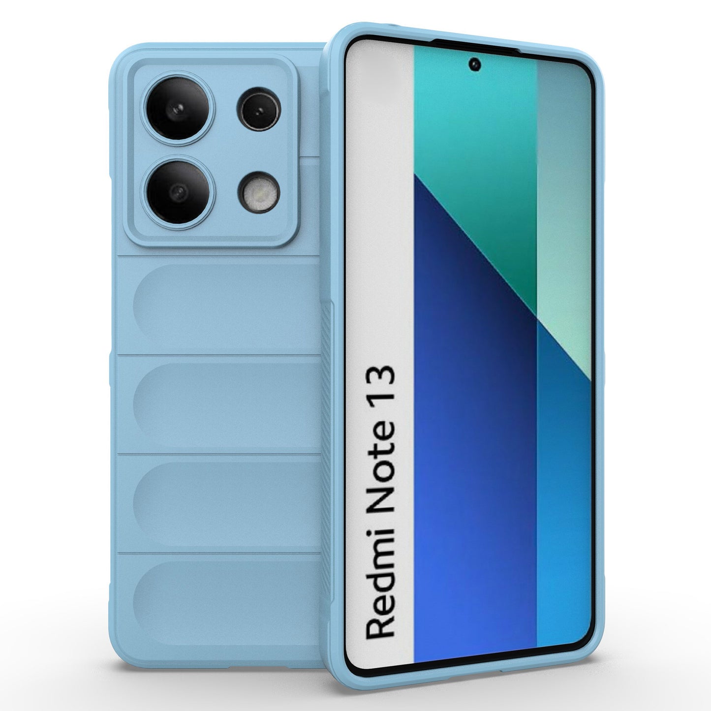 For Xiaomi Redmi Note 13 4G Phone Case TPU Rugged Protective Cover - Baby Blue