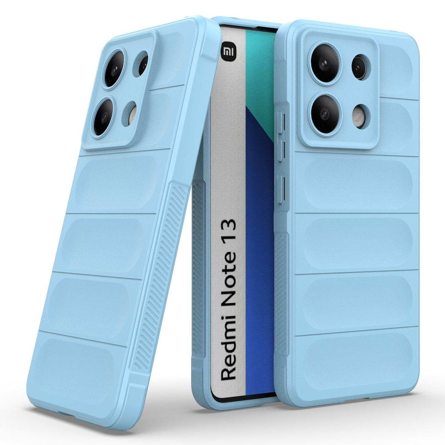 For Xiaomi Redmi Note 13 4G Phone Case TPU Rugged Protective Cover - Baby Blue
