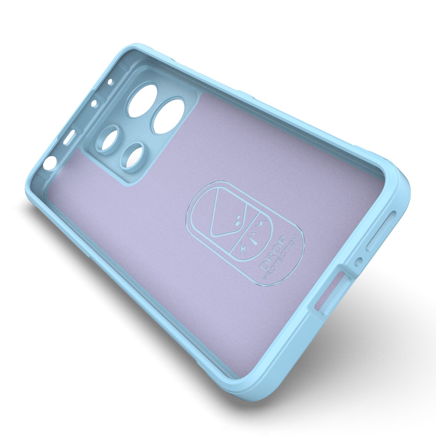 For Xiaomi Redmi Note 13 4G Phone Case TPU Rugged Protective Cover - Baby Blue