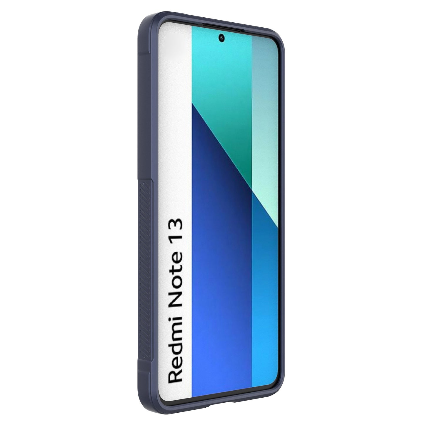 For Xiaomi Redmi Note 13 4G Phone Case TPU Rugged Protective Cover - Dark Blue