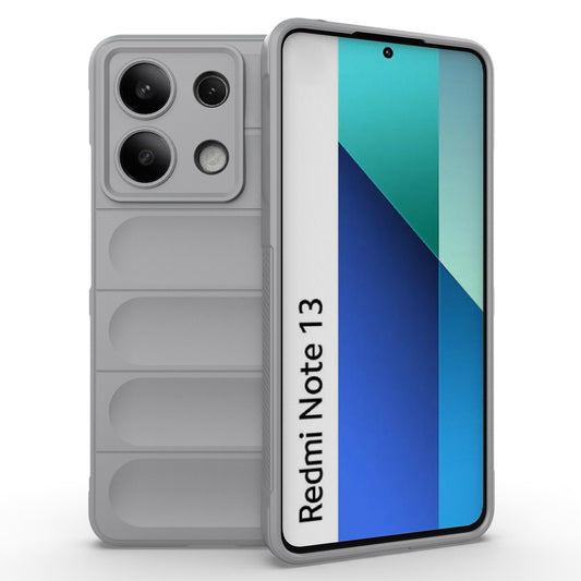 For Xiaomi Redmi Note 13 4G Phone Case TPU Rugged Protective Cover - Light Grey