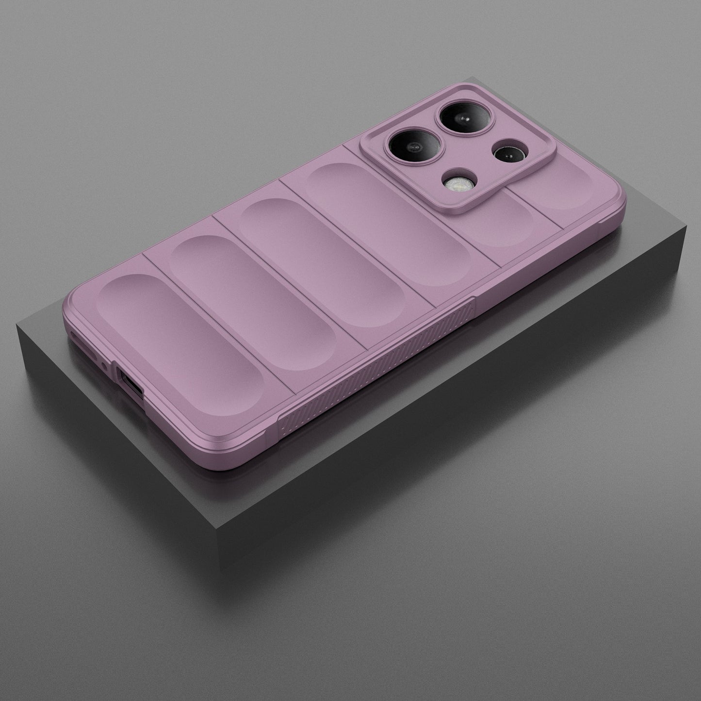 For Xiaomi Redmi Note 13 4G Phone Case TPU Rugged Protective Cover - Light Purple