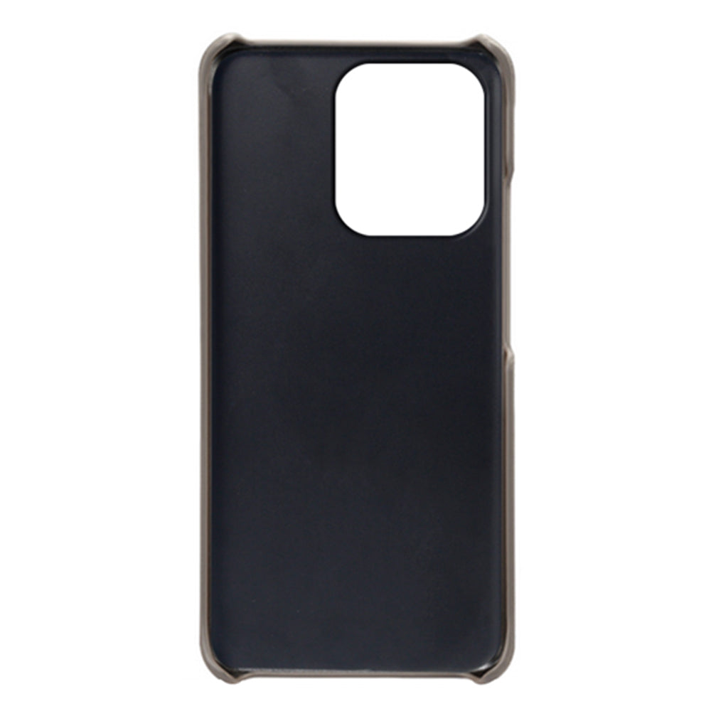 For Xiaomi Redmi Note 13 4G Phone Case Anti-Scratch Shockproof Cover with Card Holder - Grey