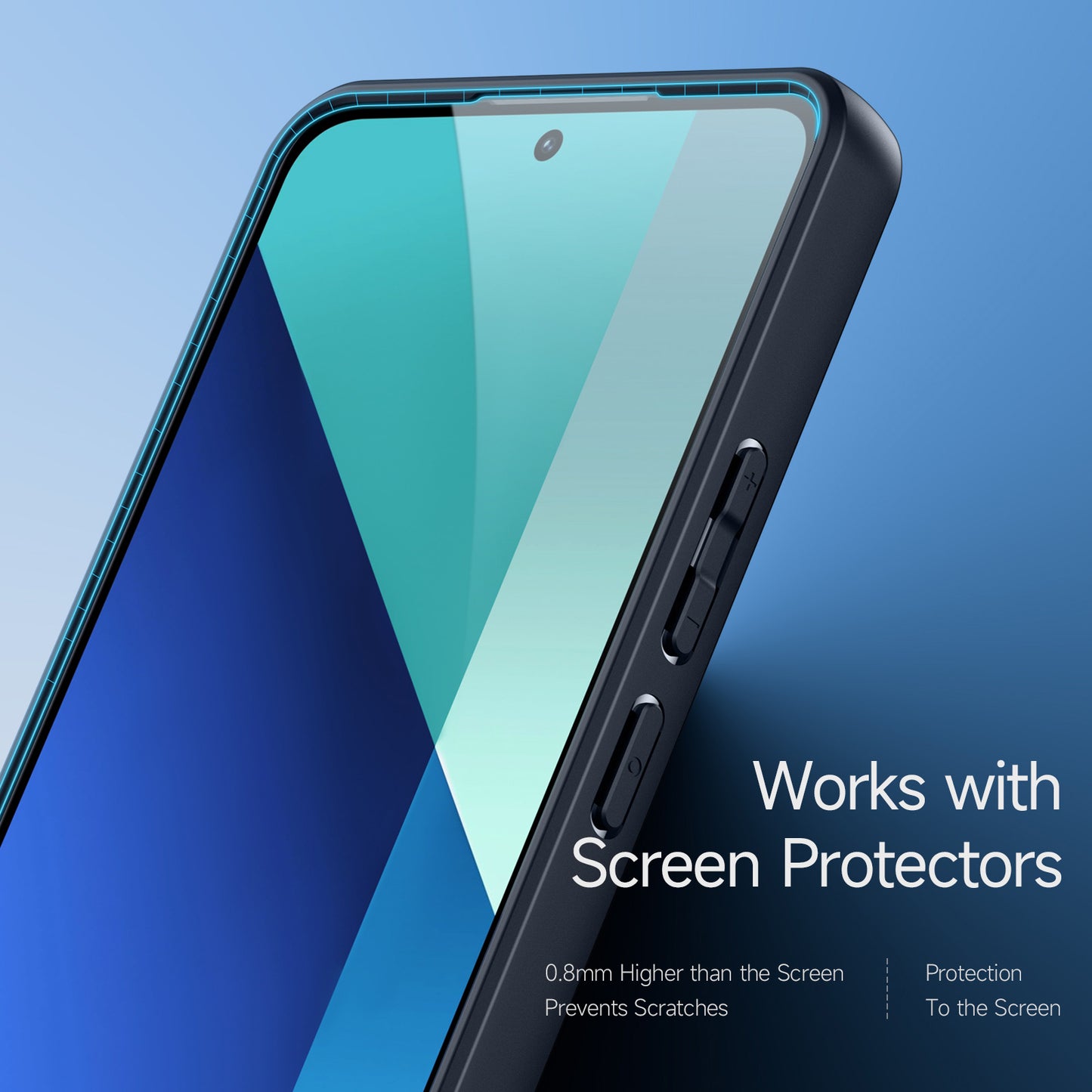 DUX DUCIS Aimo Series For Xiaomi Redmi Note 13 4G Case Shockproof Back Cover (REACH Certification) - Black