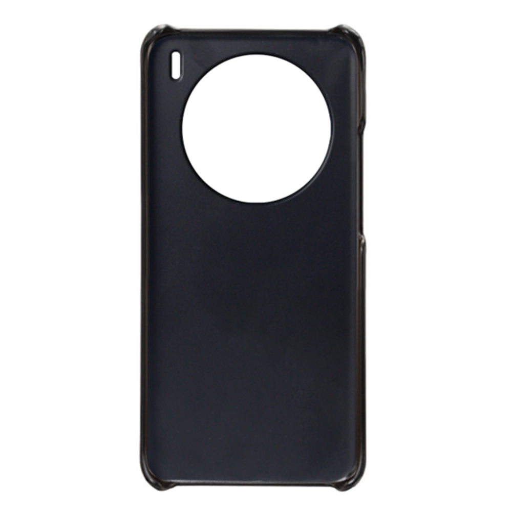For vivo X100 Pro 5G Case Calf Texture Anti-scratch Hard Phone Cover - Black