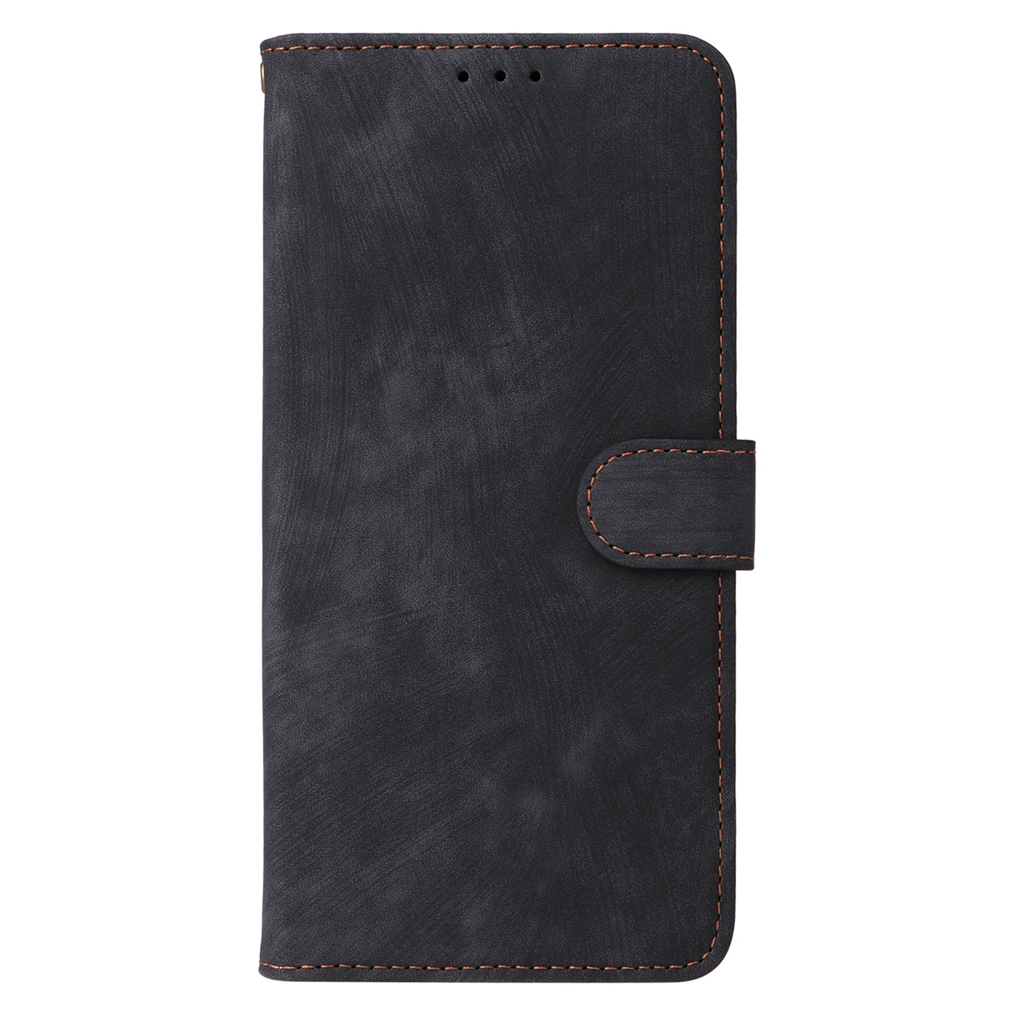 For vivo X100 Pro 5G Case Leather Flip Stand Phone Cover with RFID Blocking Function - Black