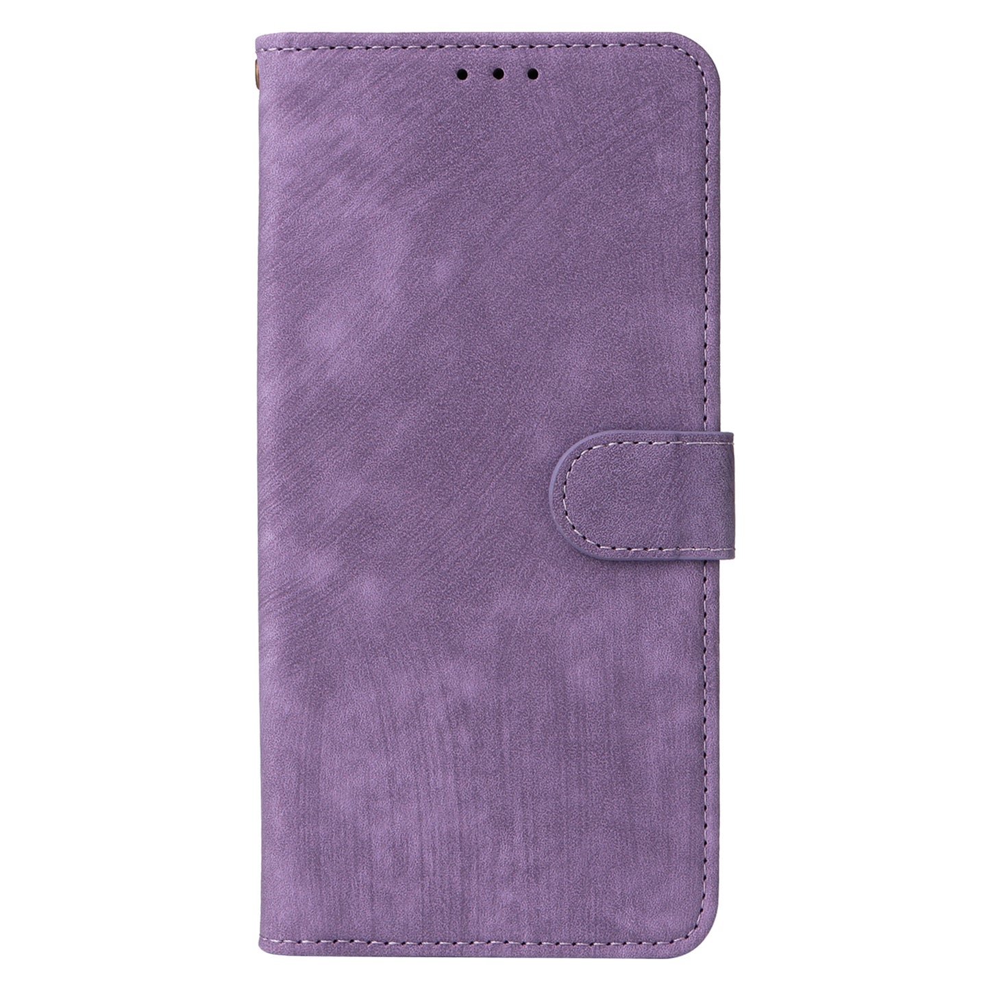For vivo X100 Pro 5G Case Leather Flip Stand Phone Cover with RFID Blocking Function - Purple