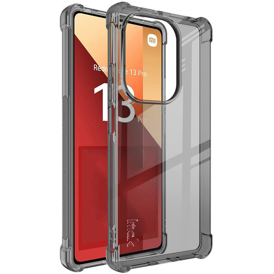 IMAK For Xiaomi Redmi Note 13 Pro 4G / Poco M6 Pro 4G Case Anti-drop TPU Phone Shell - Transparent Black