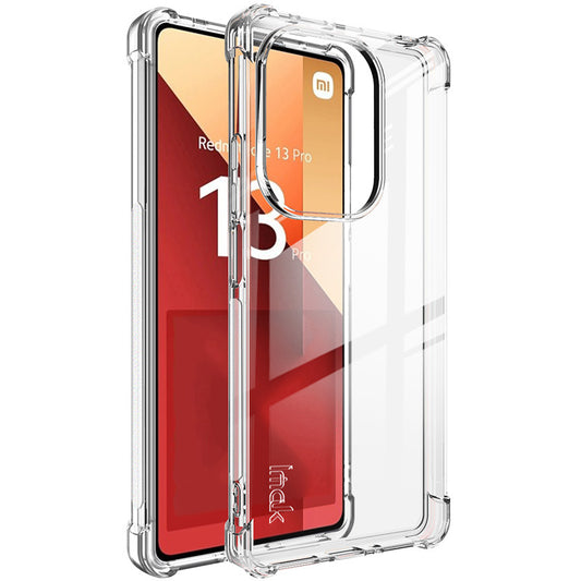 IMAK For Xiaomi Redmi Note 13 Pro 4G / Poco M6 Pro 4G Case Anti-drop TPU Phone Shell - Transparent