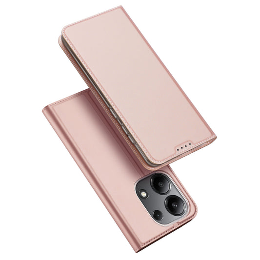 DUX DUCIS Skin Pro Series For Xiaomi Redmi Note 13 4G Case Magnetic Card Slot Phone Protector - Pink