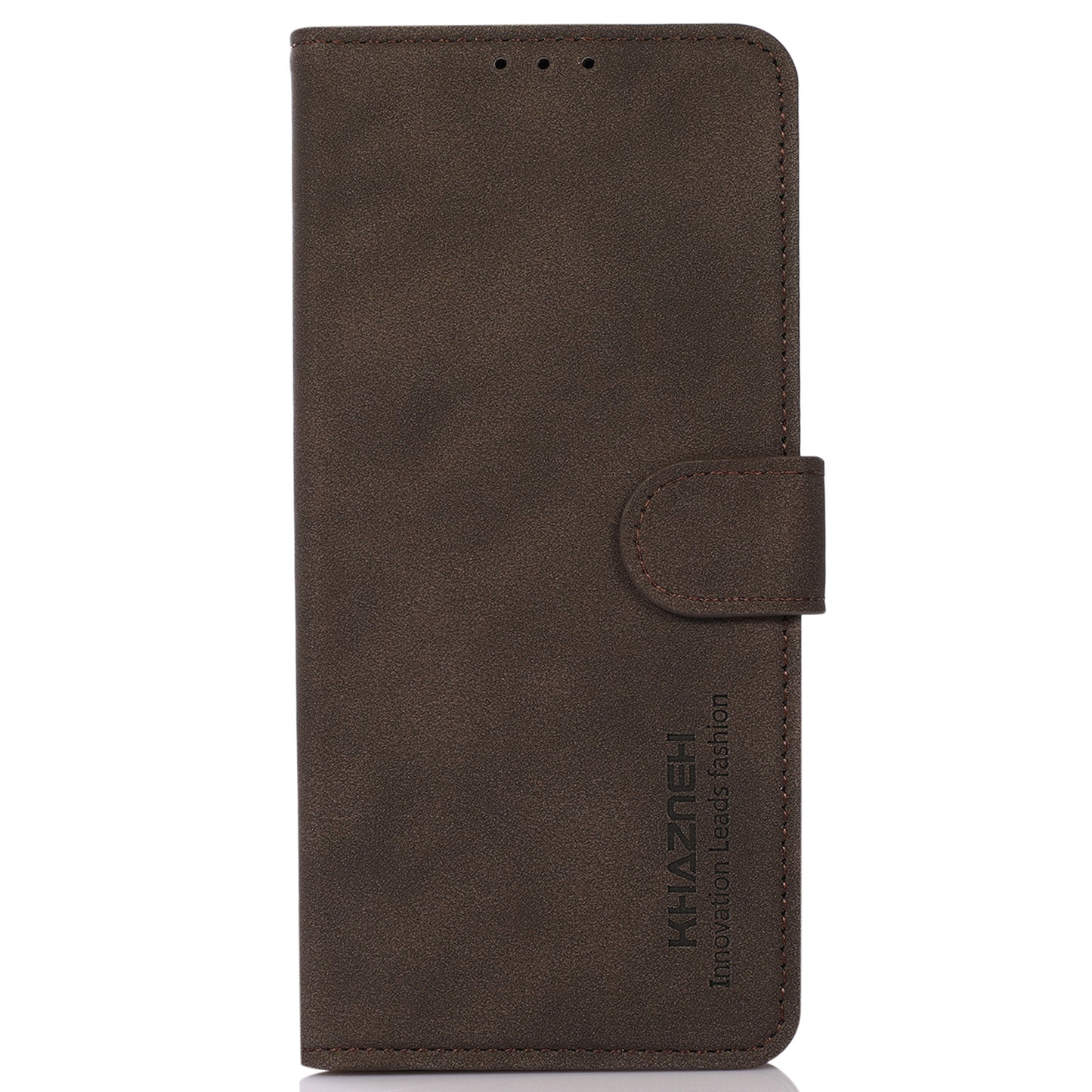 KHAZNEH For Xiaomi Redmi Note 13 Pro 4G / Poco M6 Pro 4G Case PU Leather Wallet Folio Phone Cover - Brown