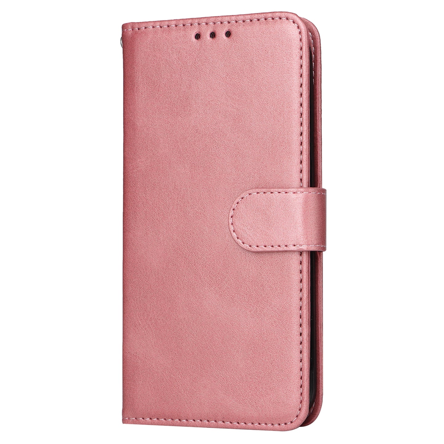 For Xiaomi Redmi Note 13 Pro 4G / Poco M6 Pro 4G Case Calf Texture Photo Slot Phone Cover - Pink
