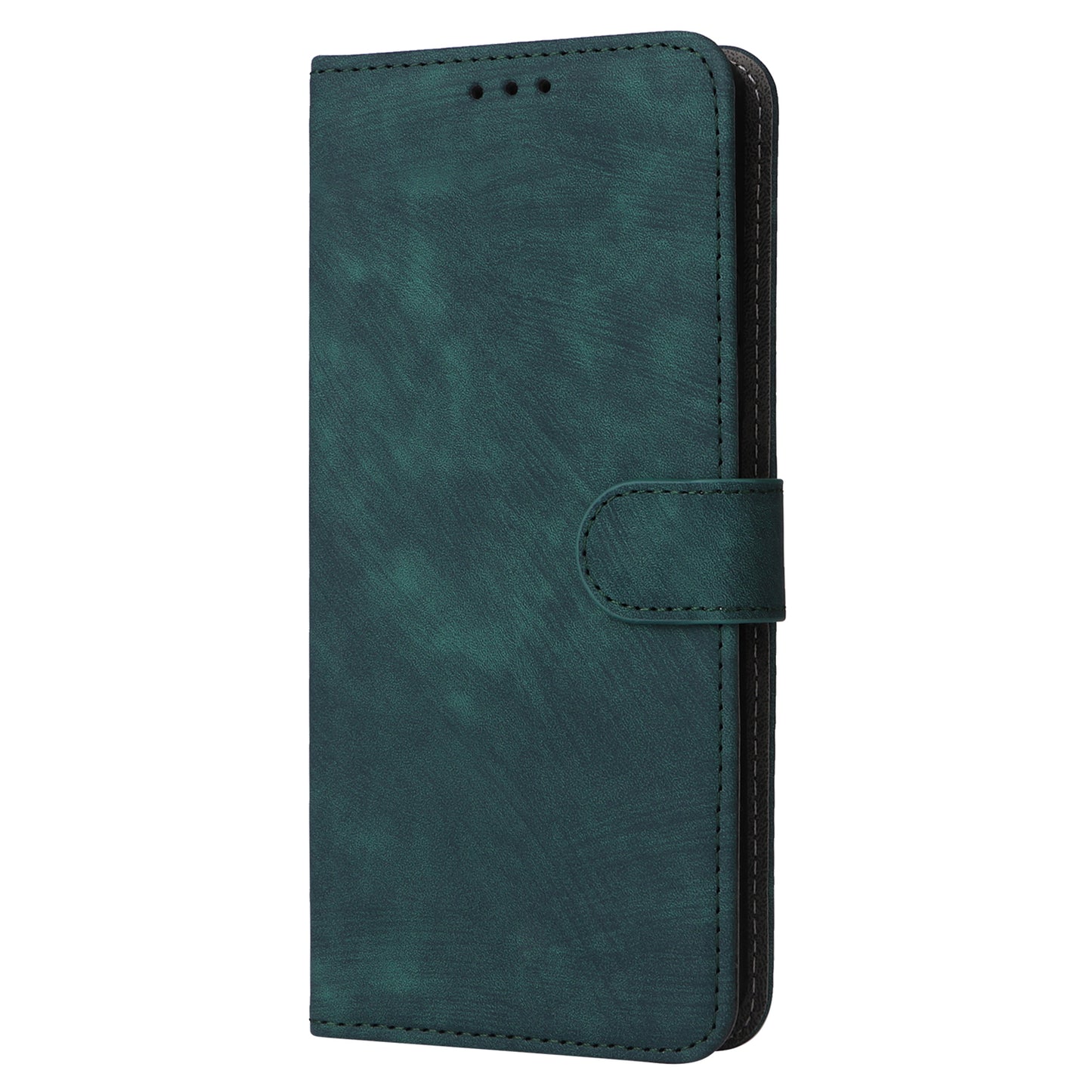 For Xiaomi Redmi Note 13 Pro 4G / Poco M6 Pro 4G Case with Strap RFID Blocking PU Leather Cover Stand - Green