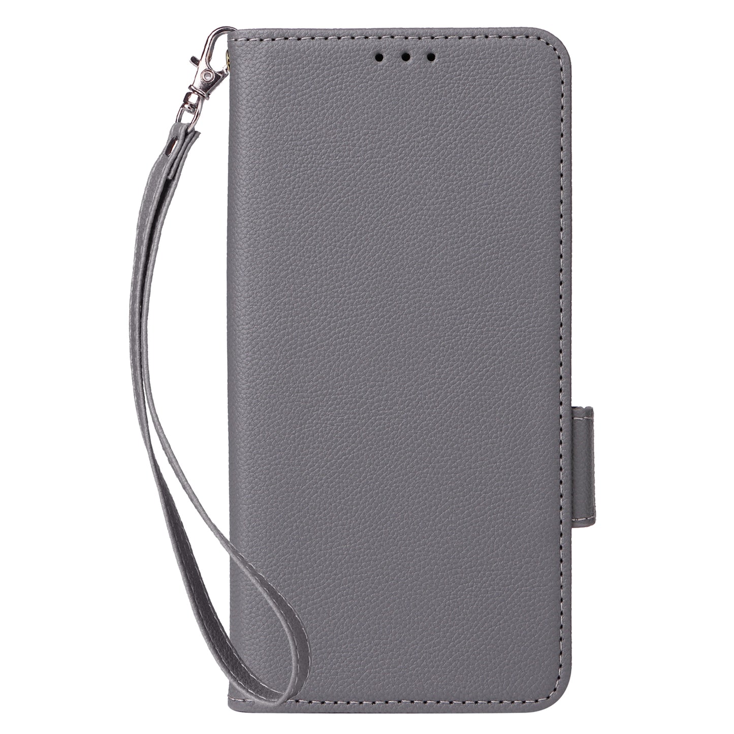 For Xiaomi Redmi Note 13 Pro 4G / Poco M6 Pro 4G Case Wallet Protective Folio Cover - Grey
