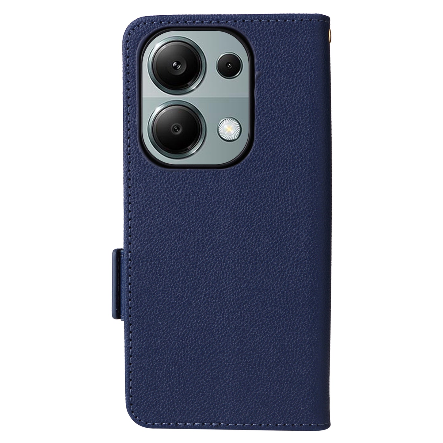 For Xiaomi Redmi Note 13 Pro 4G / Poco M6 Pro 4G Case Wallet Protective Folio Cover - Dark Blue