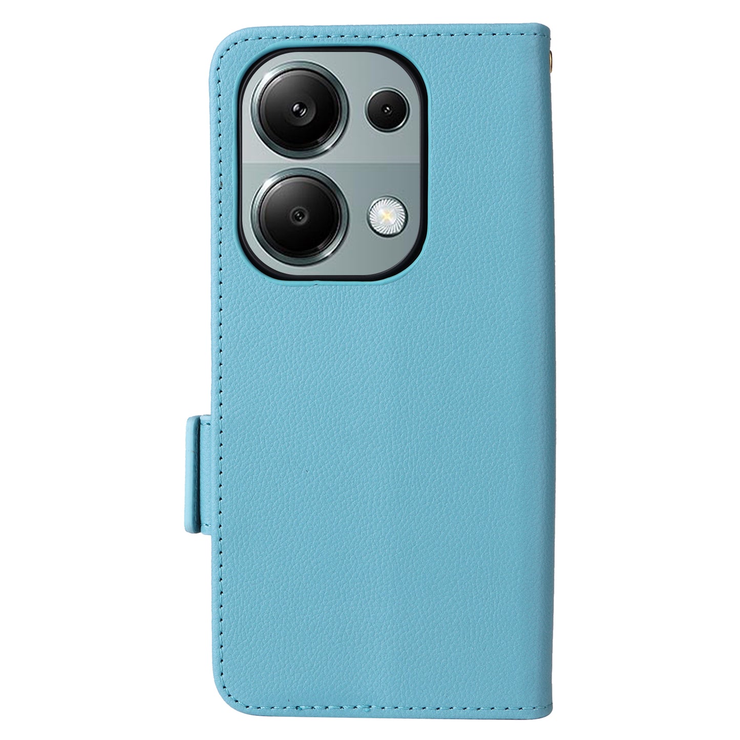 For Xiaomi Redmi Note 13 Pro 4G / Poco M6 Pro 4G Case Wallet Protective Folio Cover - Baby Blue