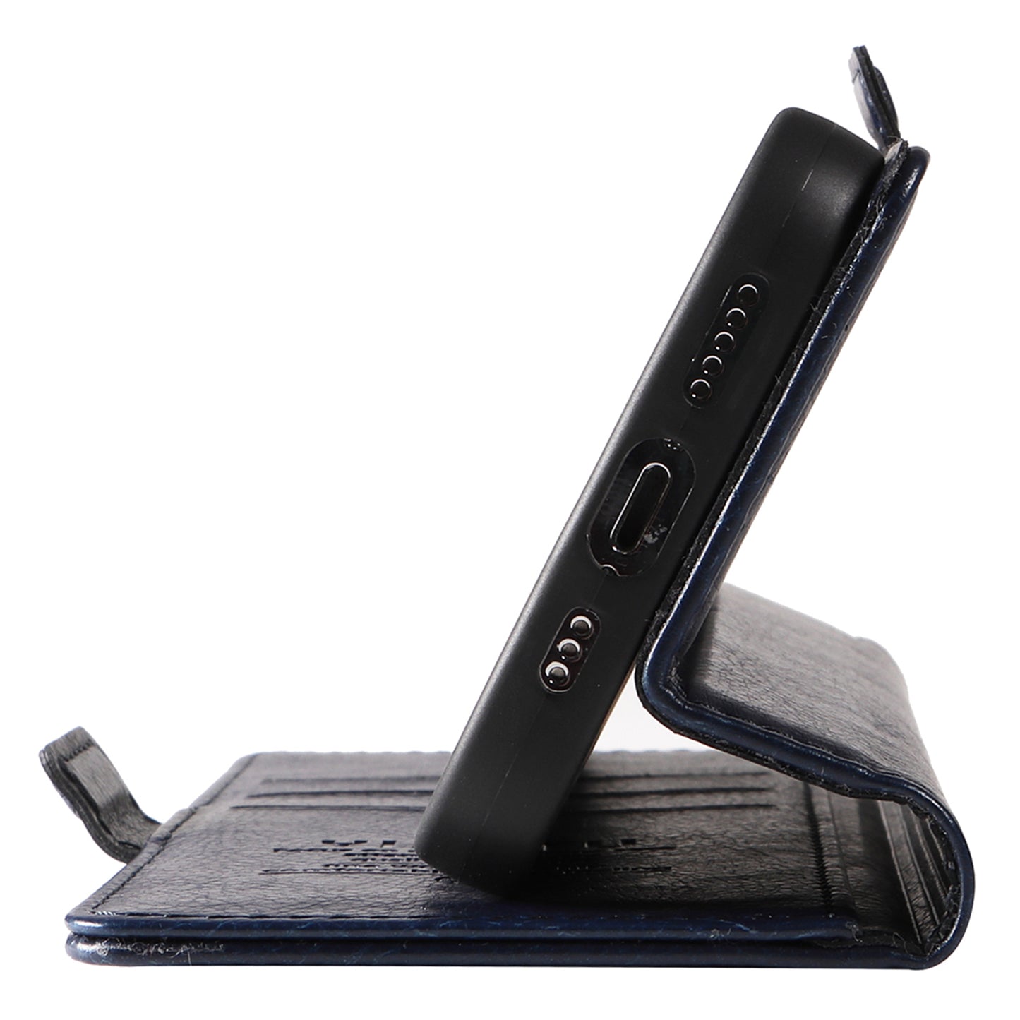 YIKATU YK-007 For Xiaomi Redmi Note 13 Pro 4G / Poco M6 Pro 4G Case Wallet Leather Phone Cover - Navy Blue