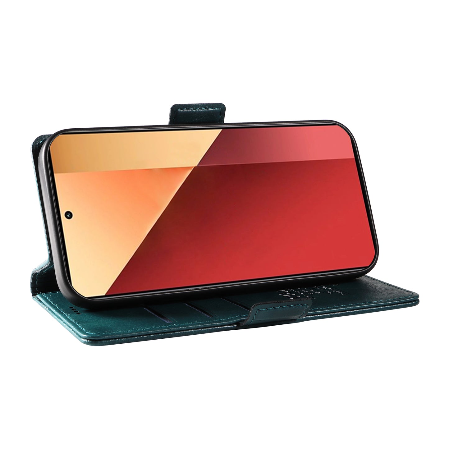 YIKATU YK-007 For Xiaomi Redmi Note 13 Pro 4G / Poco M6 Pro 4G Case Wallet Leather Phone Cover - Blue